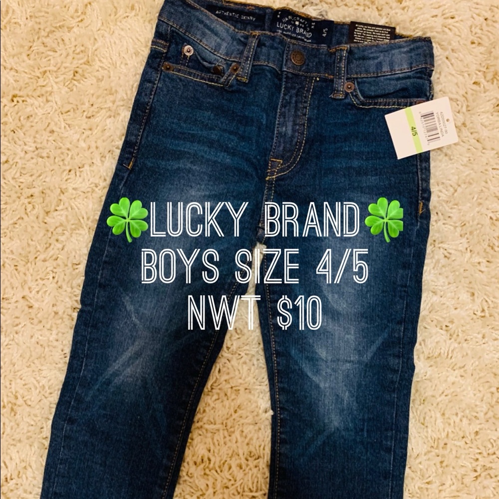 🍀 Lucky Brand Jeans Boys Size 4/5🍀
